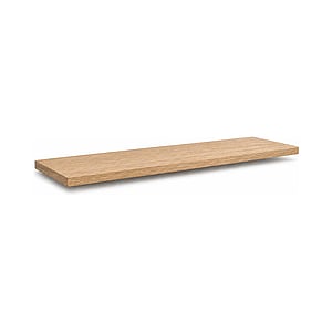 Kori Oak Floating Shelf shown in a clean full product view
