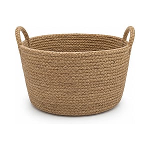 Jute Nest Storage Basket shown in a clean full product view