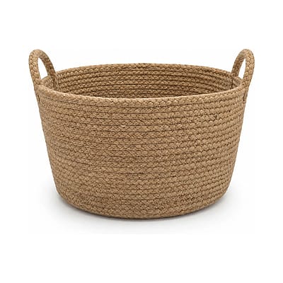 Jute Nest Storage Basket shown in a clean full product view