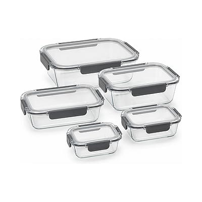 Press Glass Storage Set shown in a clean full product view