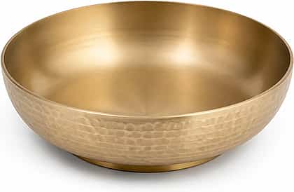 Kansa Serve Bowl shown in a clean full product view