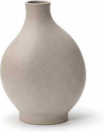 Noor Ceramic Vase shown in a clean full product view