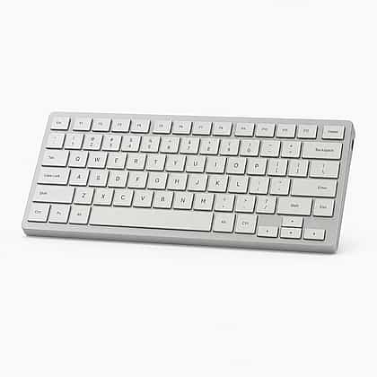 QuietKey Wireless Keyboard shown in a clean full product view
