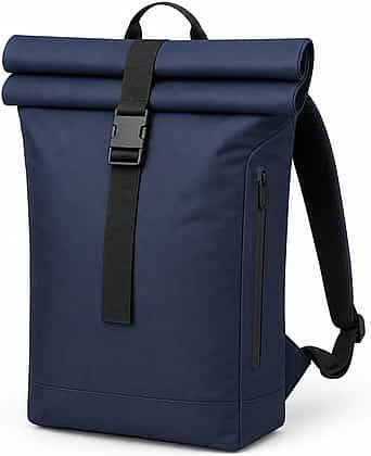 Tidal Rolltop Backpack shown in a clean full product view