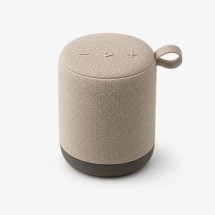 Echo Mini Bluetooth Speaker shown in a clean full product view