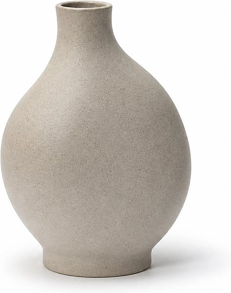 Noor Ceramic Vase shown in a clean full product view