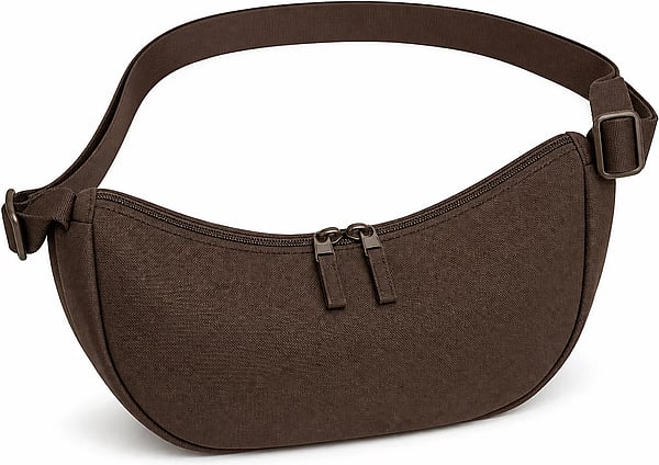 Mini Crescent Crossbody shown in a clean full product view