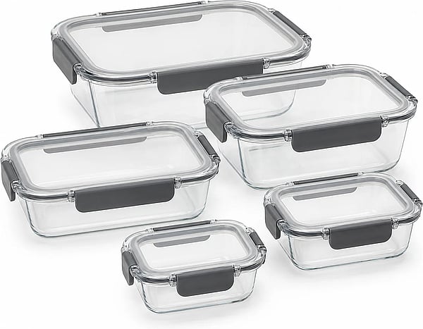 Press Glass Storage Set shown in a clean full product view