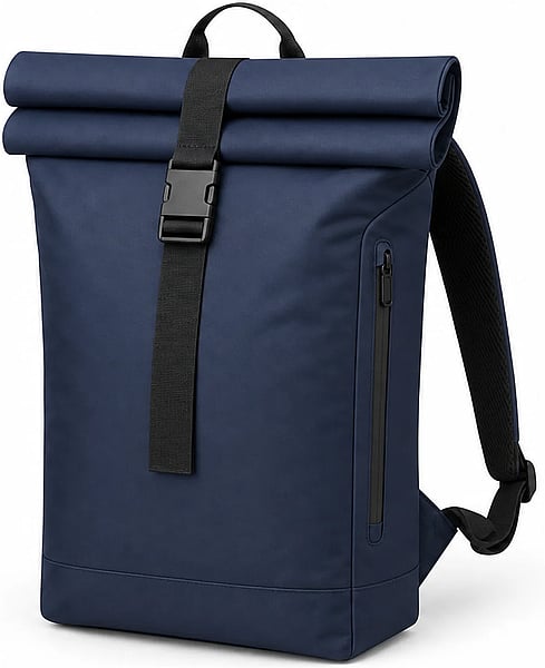 Tidal Rolltop Backpack shown in a clean full product view