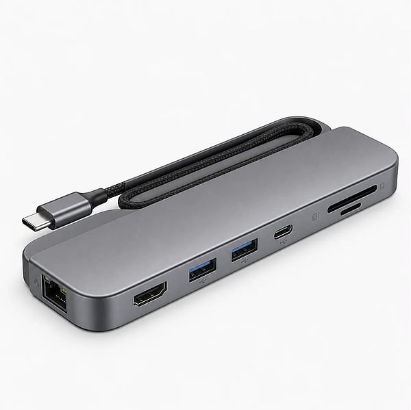 Dock 7-in-1 USB-C Hub shown in a clean full product view