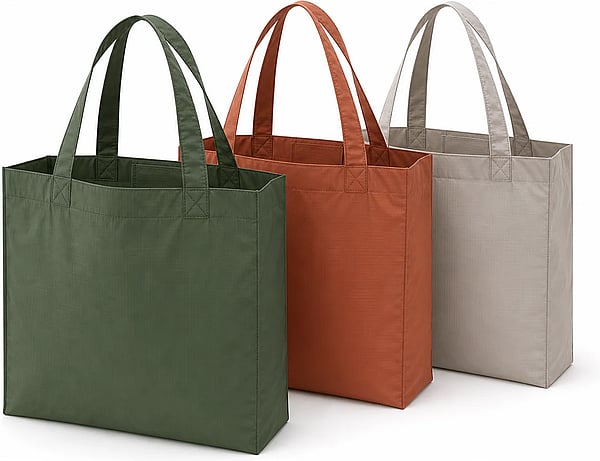 Fold Market Tote Set shown in a clean full product view